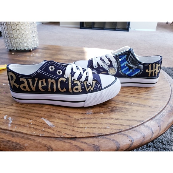 Handpainted Ravenclaw Shoes - Picture 2 of 6